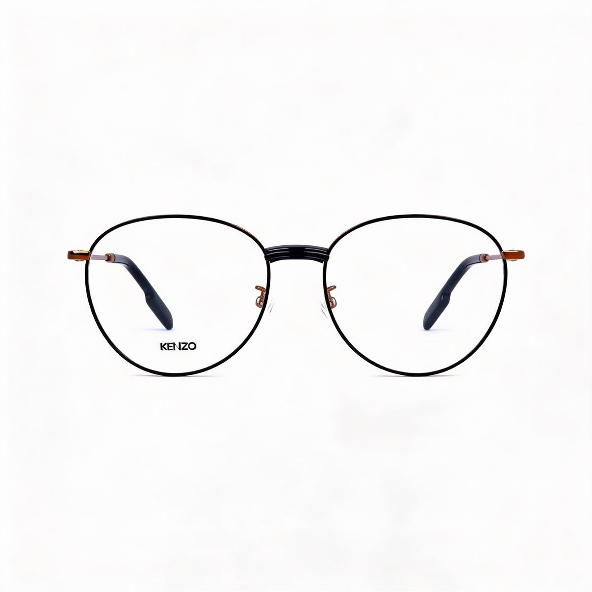 Kenzo KZ50013U Bronze Round Eyeglasses for Men, 53mm, Photo 2