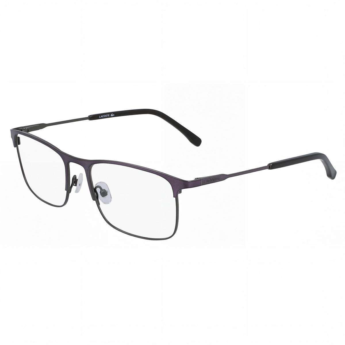 Gafas modernas unisex Lacoste 40109 con montura de acetato en color verde militar plomizo y lentes de policarbonato de 54 mm, Photo 1