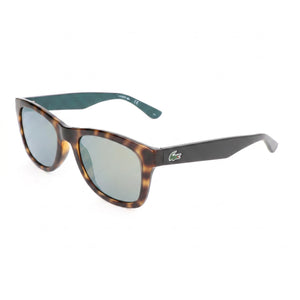 Lacoste Brown Rectangle Sunglasses for Women, Blue Blue lens