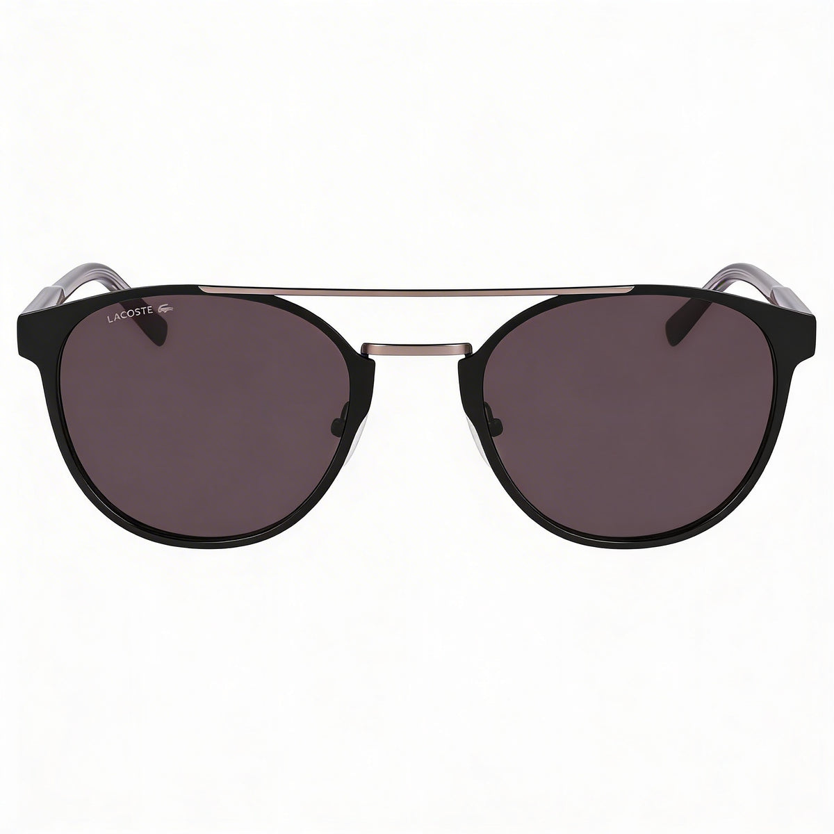Gafas de sol redondas Lacoste casuales en negro mate, unisex, 53 mm, Photo 2