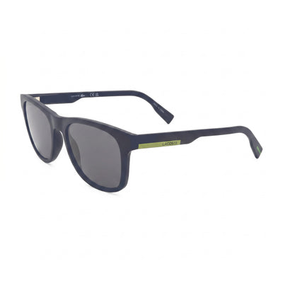 Lacoste Casual Blue Rectangle Sunglasses Unisex, Blue lens