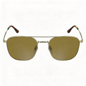 Lacoste Casual Aviator Sunglasses for Women — front view, Metal frame