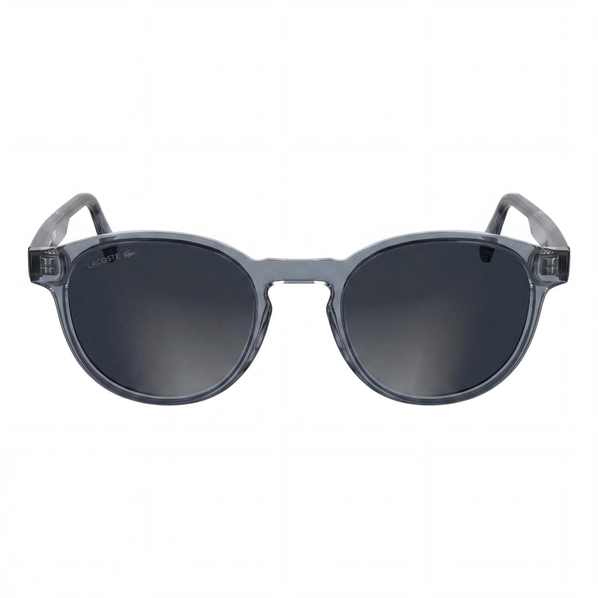 Lacoste Classic Transparent Light Grey Round Sunglasses for Men, 51mm, Photo 2