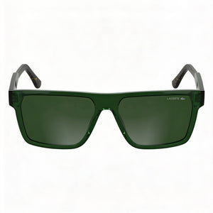 Lacoste Classic Rectangle Sunglasses for Men — front view, Plastic frame