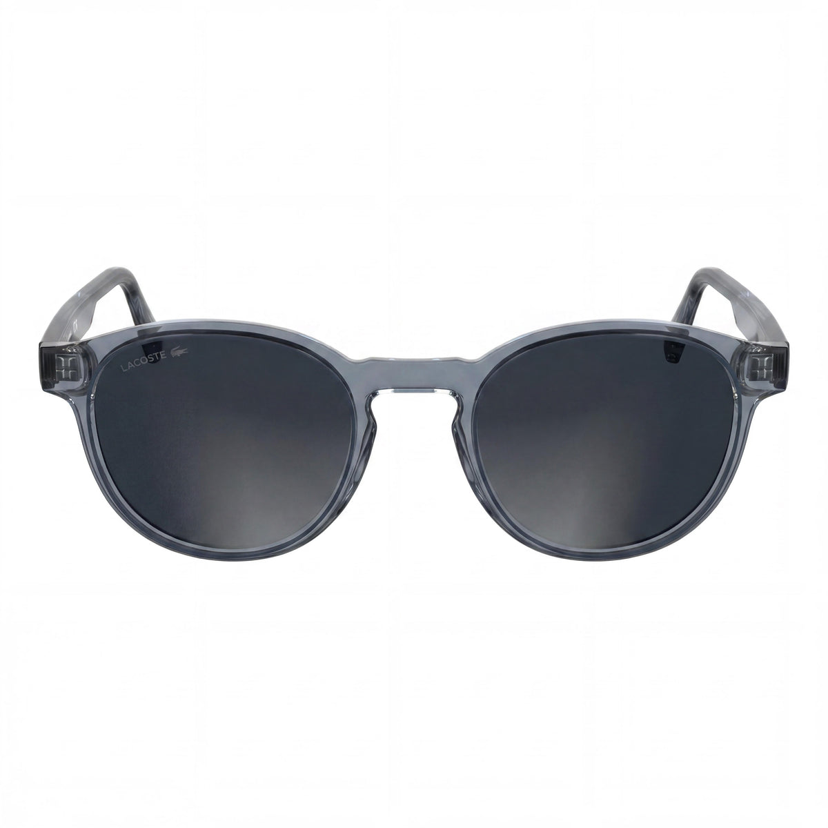 Lacoste Classic Transparent Light Grey Round Sunglasses for Men, 51mm, Photo 2