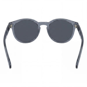Lacoste Classic Round Sunglasses for Men — interior view, Clear Demo lens detail