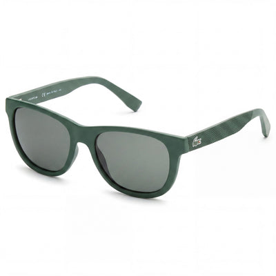 Lacoste Contemporary Green Square Sunglasses Unisex, Green lens
