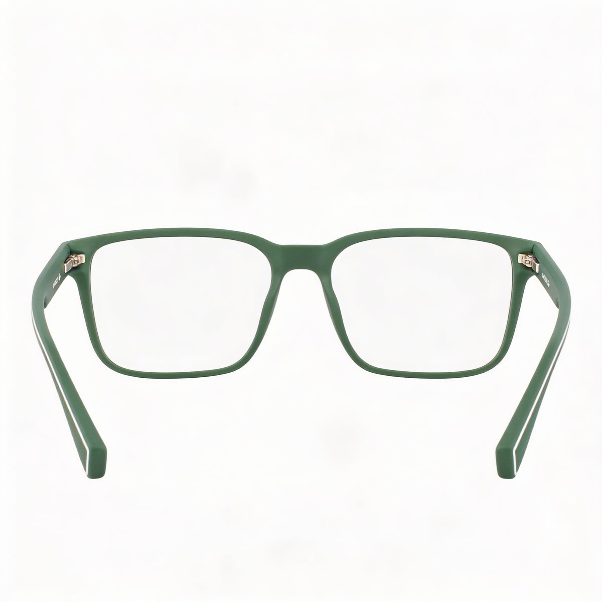 Gafas Lacoste rectangulares verde mate para hombre, inyectadas de 55 mm, Photo 3