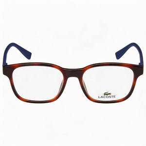Lacoste Rectangle Eyeglasses Unisex — front view, Plastic