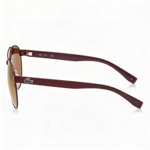 Lacoste L185S Aviator Sunglasses Women — side view, Non-Polarized Multicolour lens