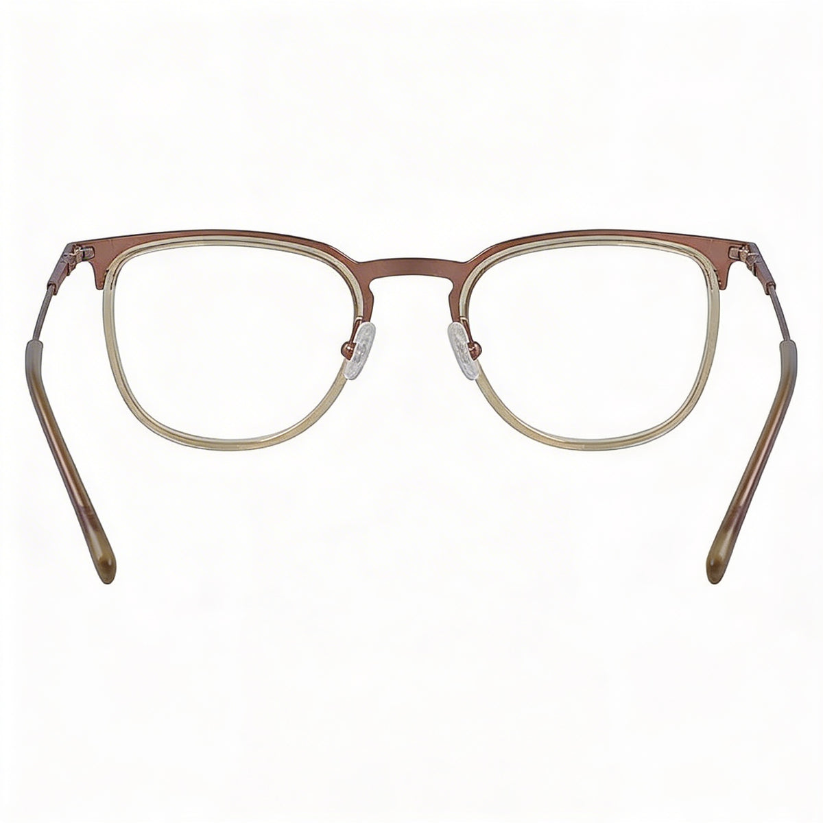 Gafas redondas Lacoste L2264 43109 de color cobre unisex, 49 mm, Photo 3