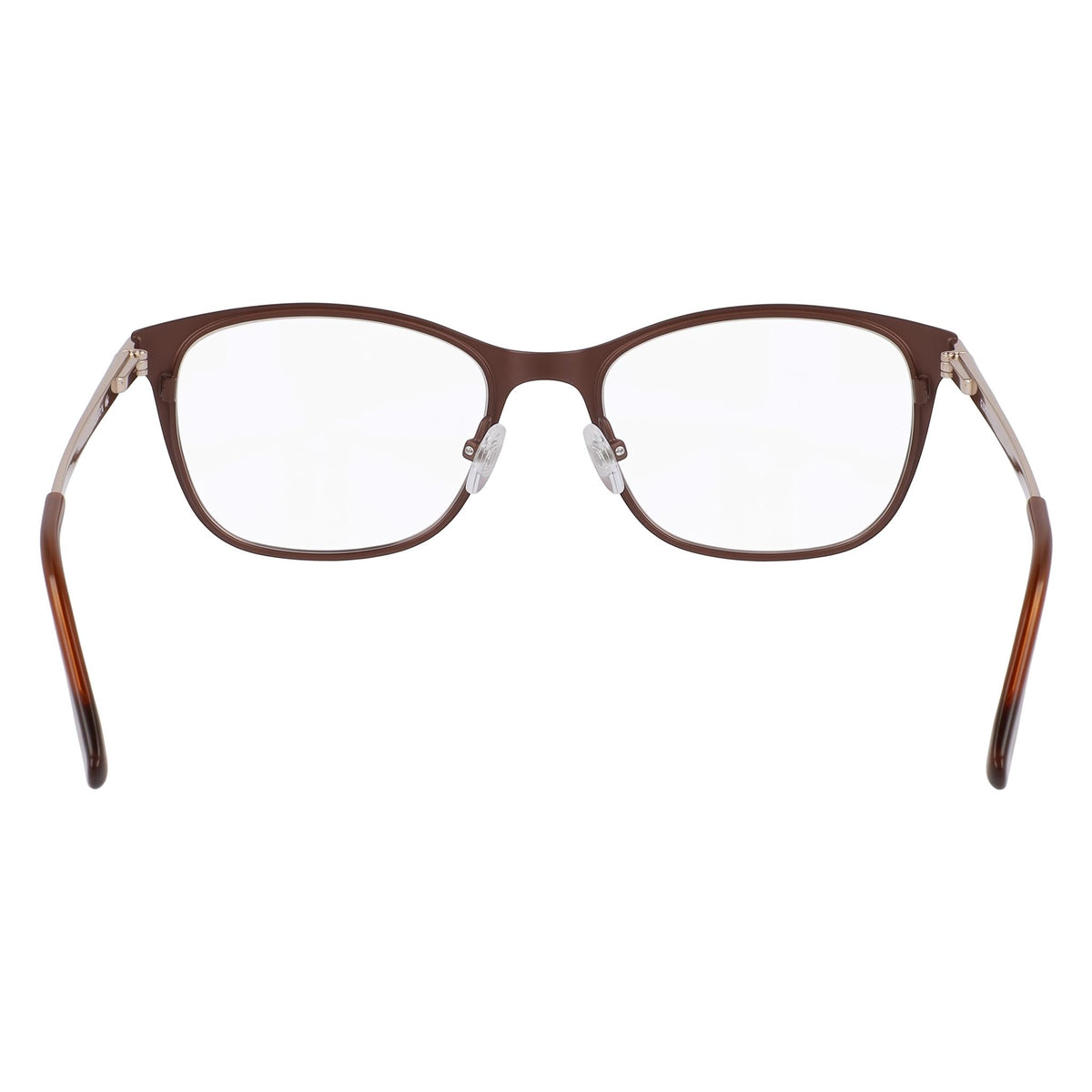 Gafas graduadas Lacoste L2276 para mujer, color marrón y oro rosa, forma rectangular, Photo 4