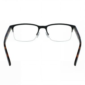 Lacoste L2279 Rectangle Eyeglasses Unisex — side view, Semimatte Brown Acetate temples