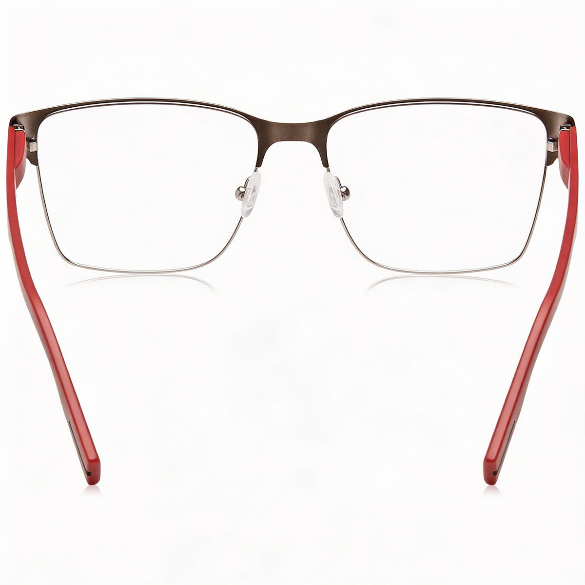 Gafas Lacoste Modern unisex, montura de aleación de acero, lentes de policarbonato, sin polarizar, gris oscuro mate, 55 mm, Photo 2