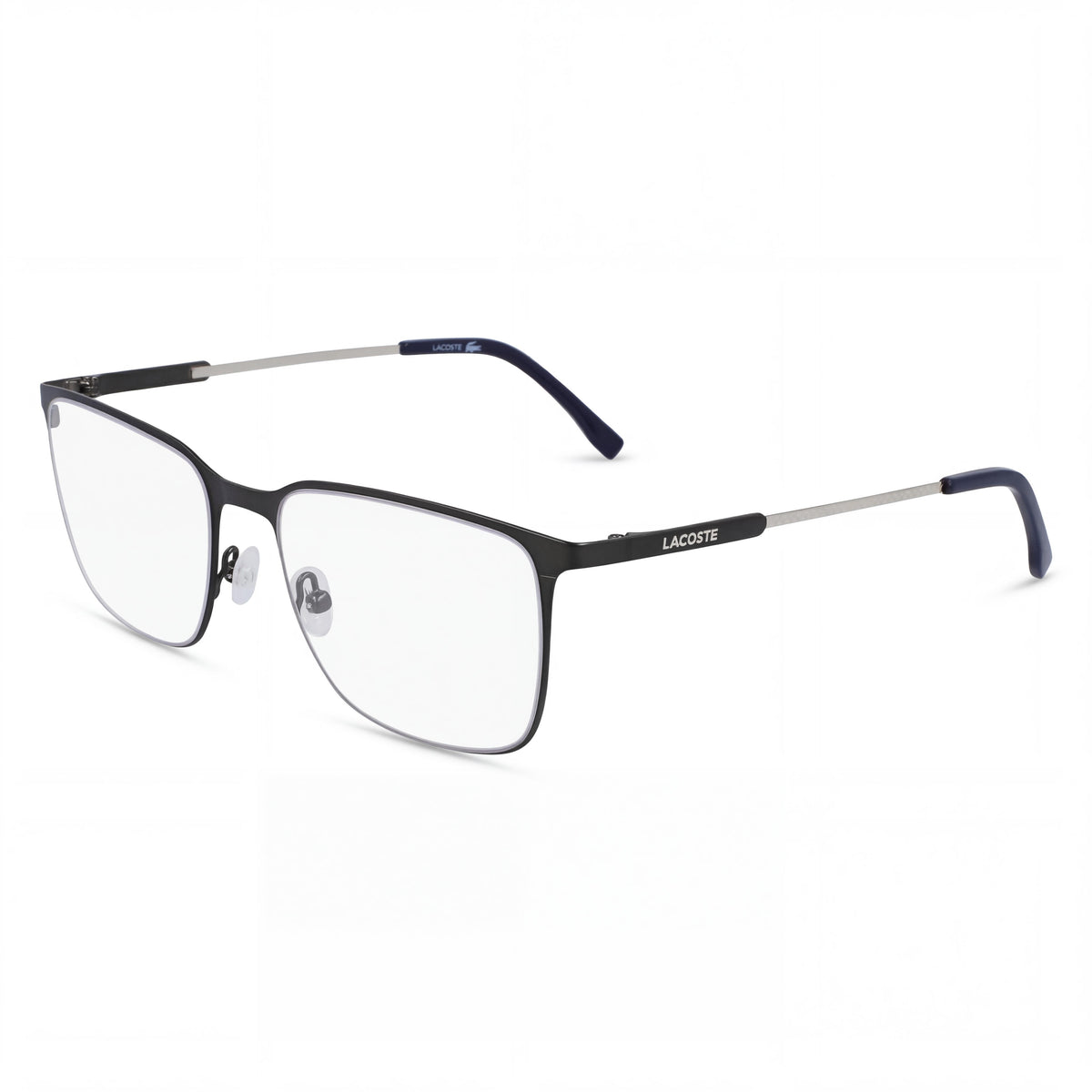 Gafas graduadas rectangulares para hombre Lacoste L2287 N en gris oscuro mate, 55 mm, Photo 1
