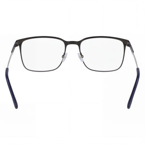 Lacoste L2287 N Rectangle Eyeglasses Men — side view, Matte Dark Grey temples