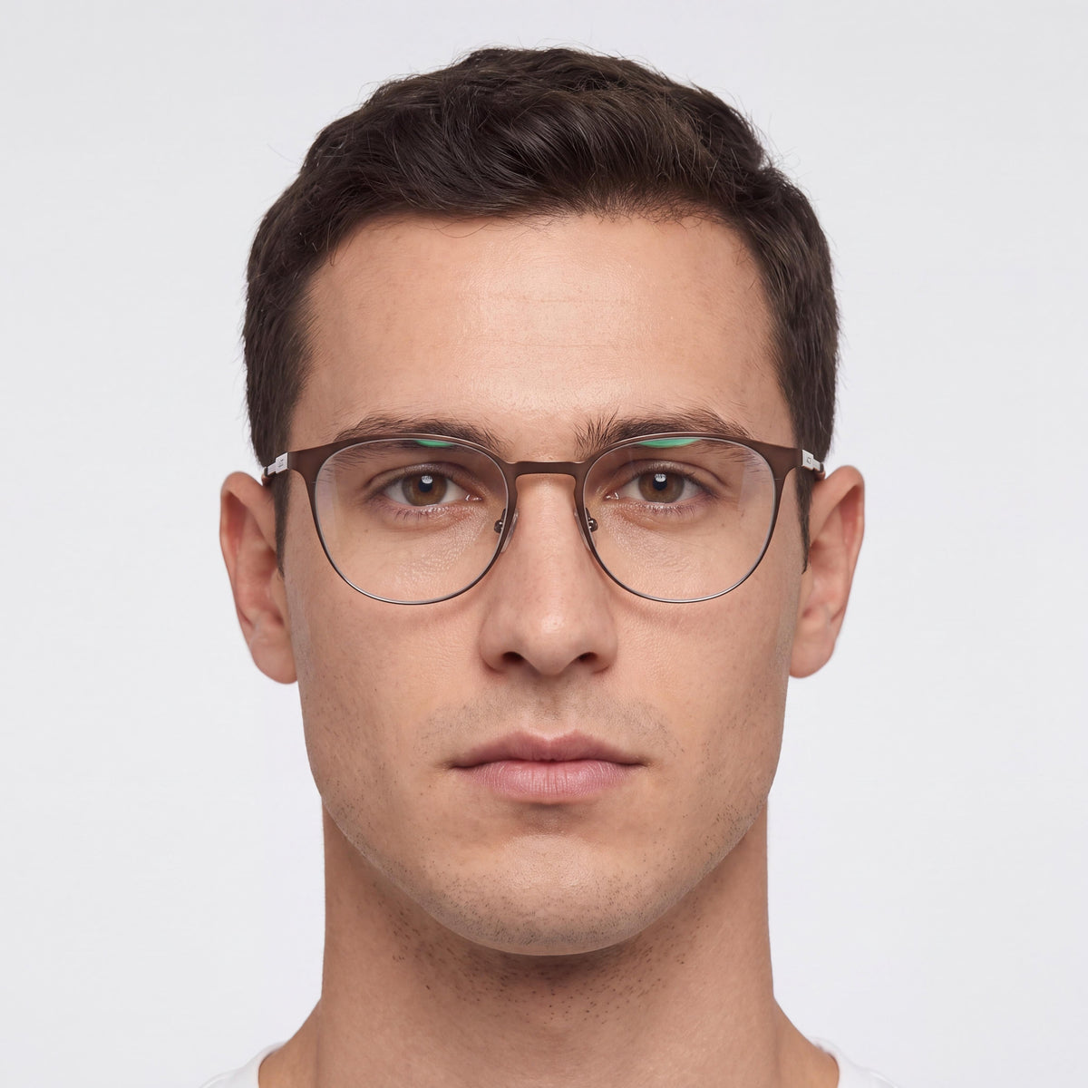 Gafas Lacoste L2288 rectangulares color marrón mate, unisex, 51mm, Photo 4