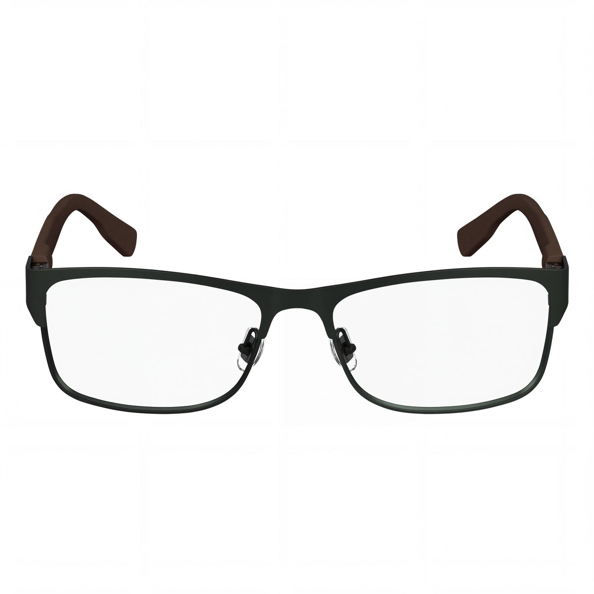 Gafas graduadas unisex de estilo clásico Lacoste L2294 con montura de metal verde mate, sin, 57 mm, Photo 2