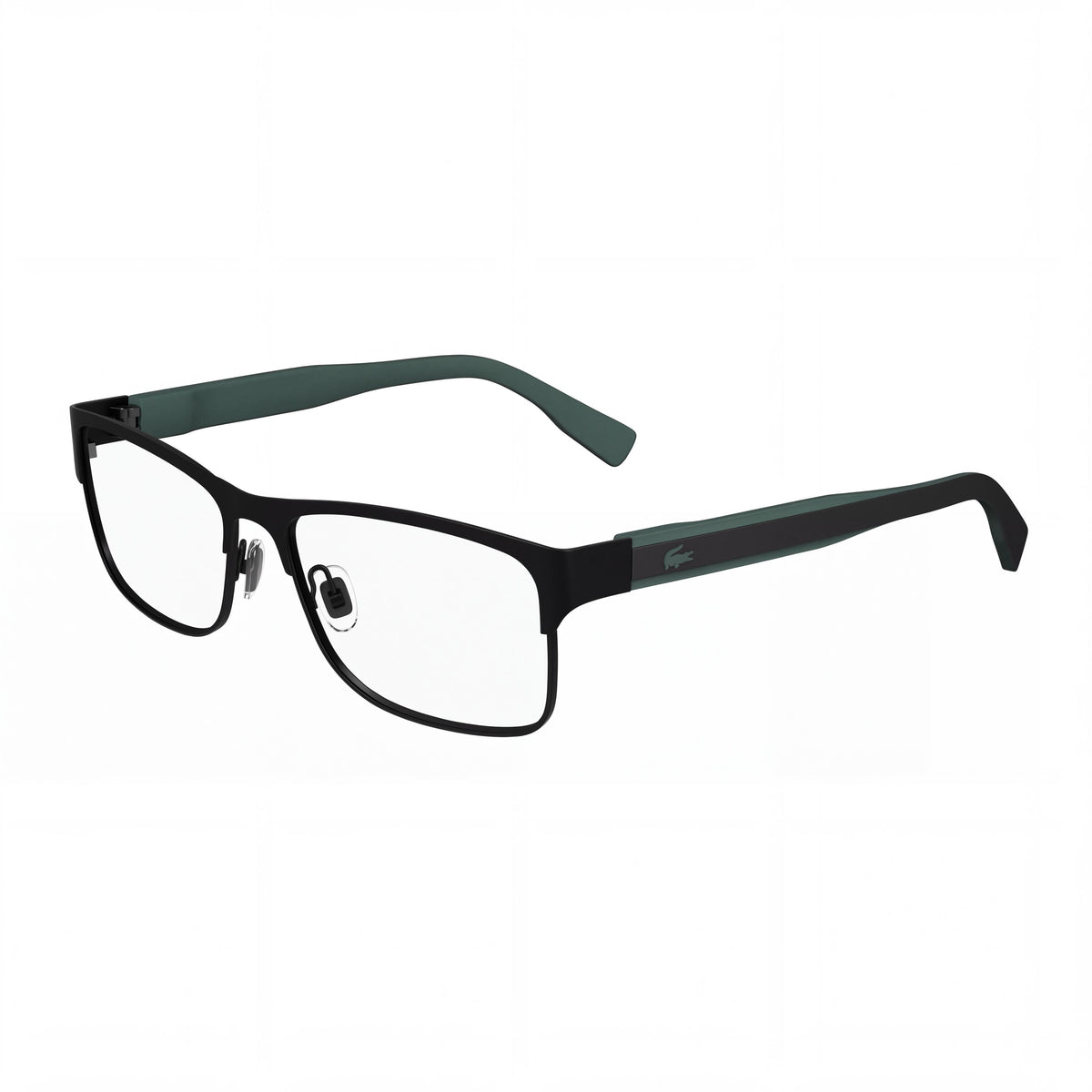 Lacoste L2294 N Matte Black Rectangle Eyeglasses for Men, 55mm, Photo 1