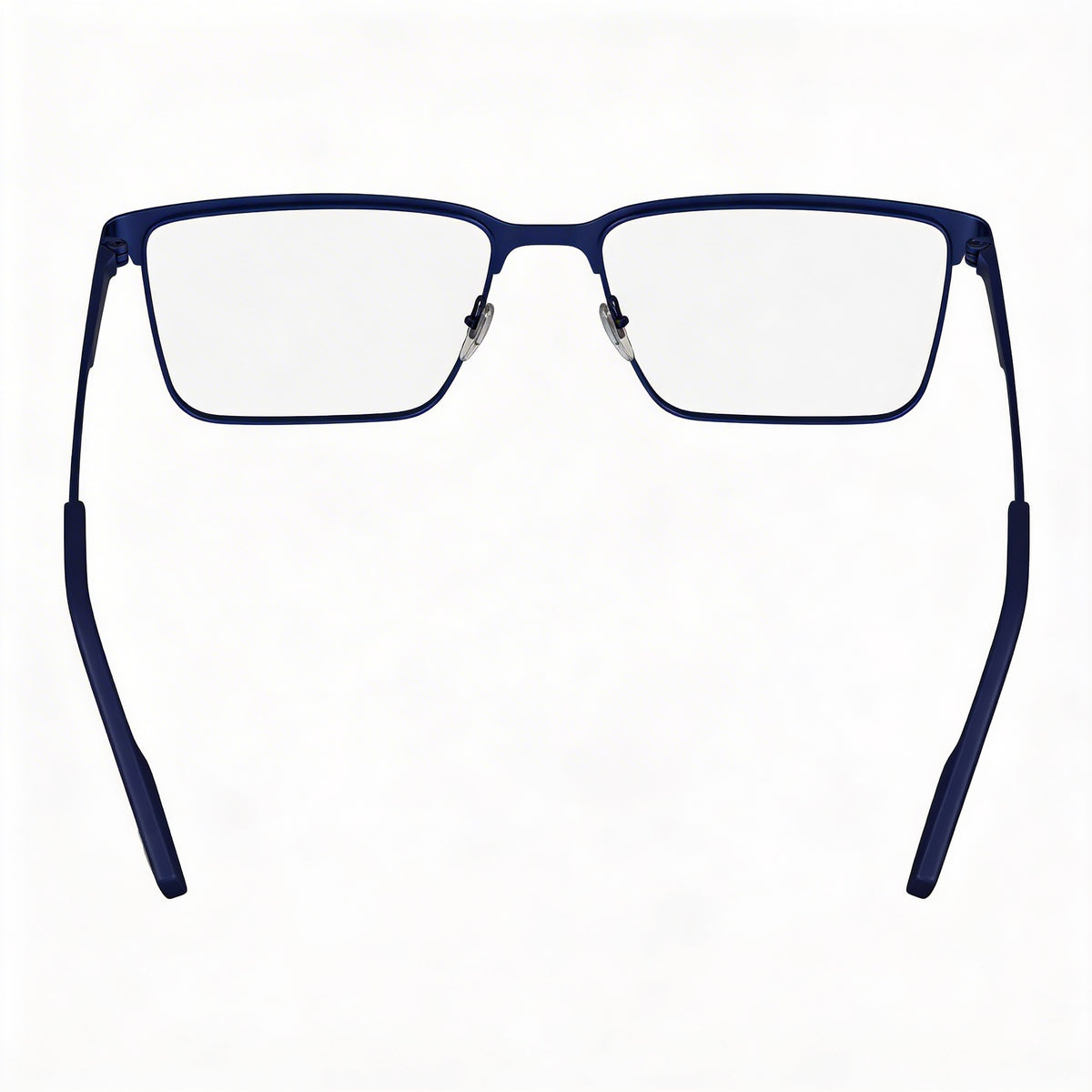 Lacoste L2296 Matte Blue Rectangle Eyeglasses for Men, 55mm, Photo 4