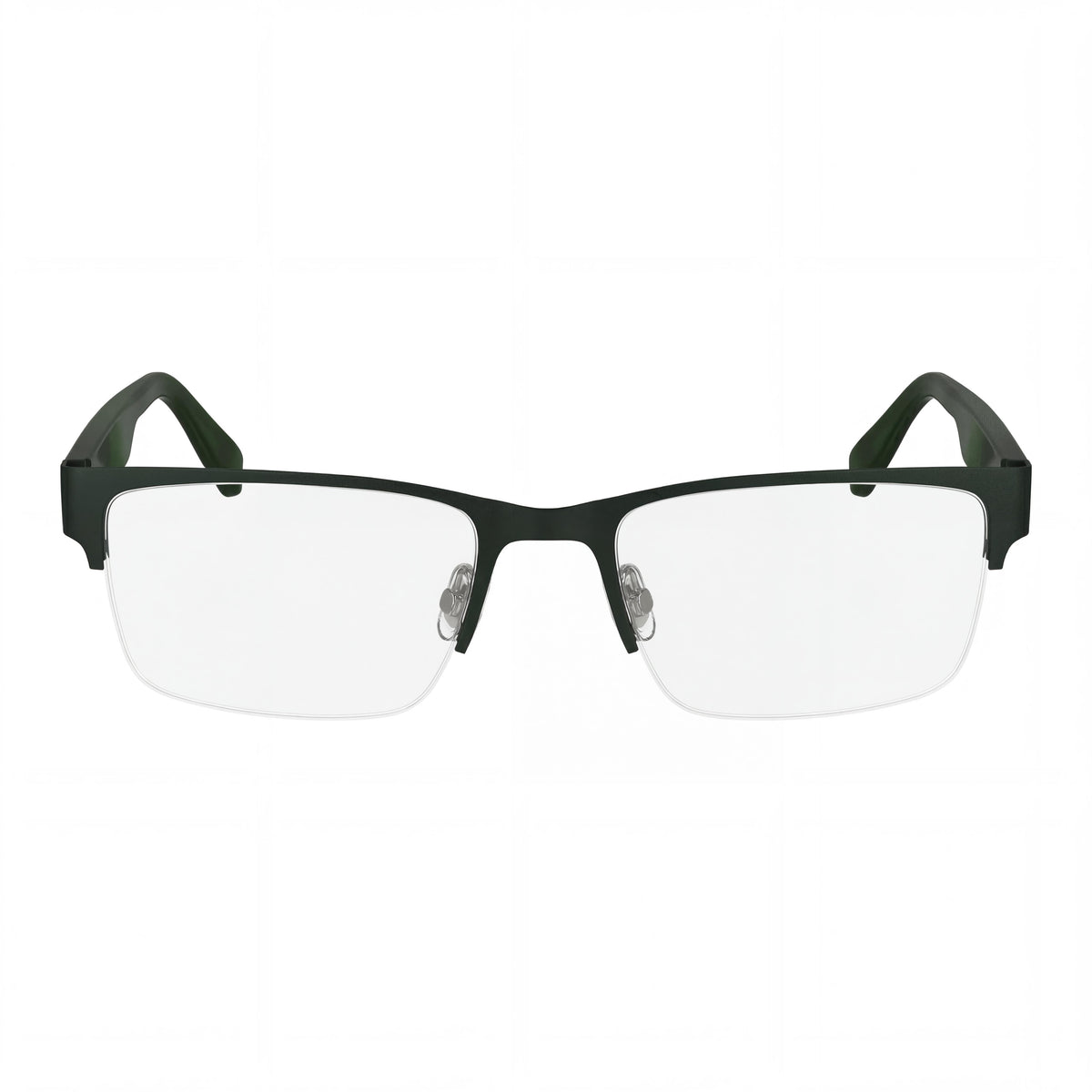 Gafas graduadas rectangulares unisex Lacoste L2299 verde mate, 54 mm, Photo 2