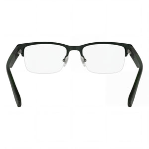 Lacoste L2299 N Rectangle Eyeglasses for Men — interior view, Plastic demo lenses