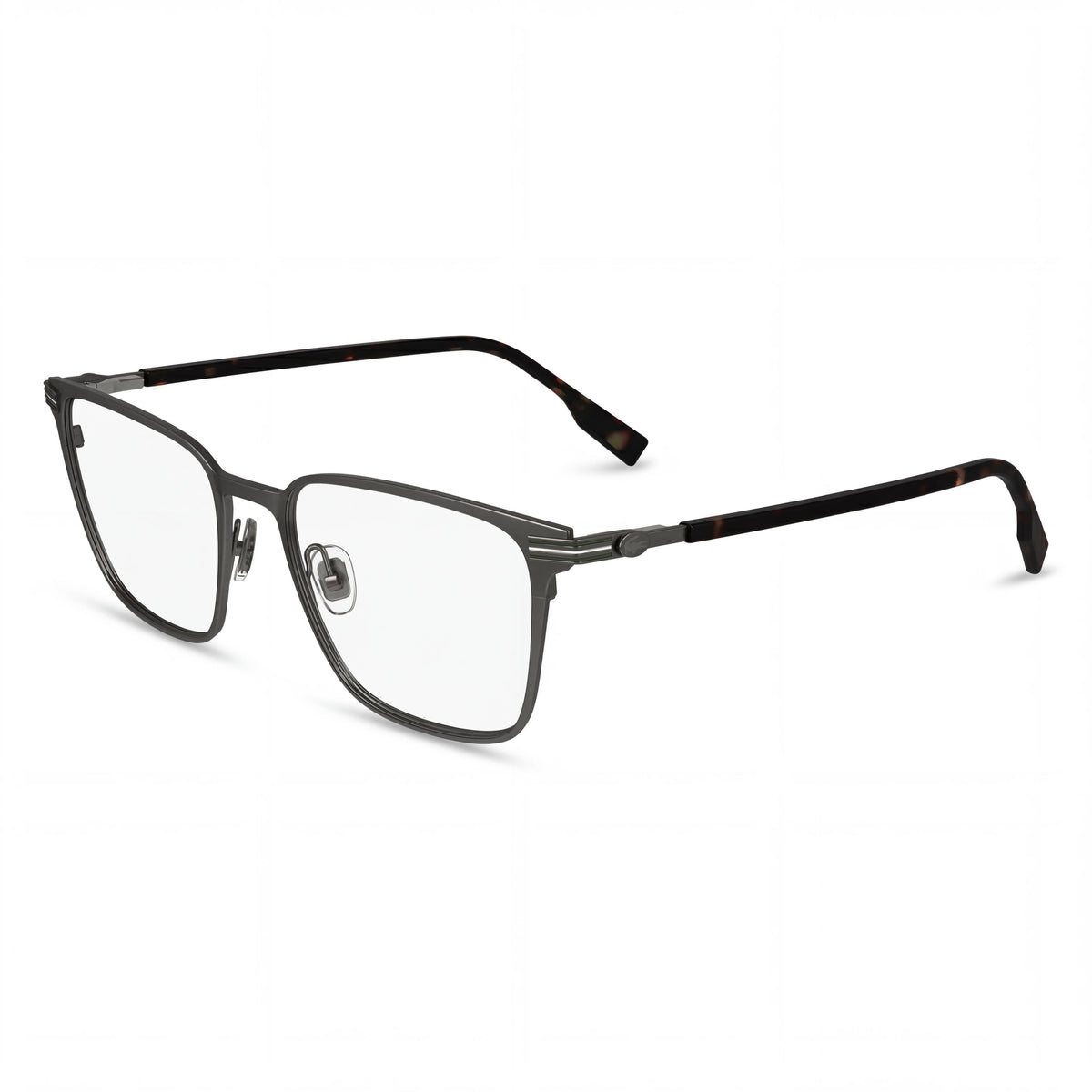 Lacoste L2301 Gunmetal Rectangle Eyeglasses Unisex, 53mm, Photo 1
