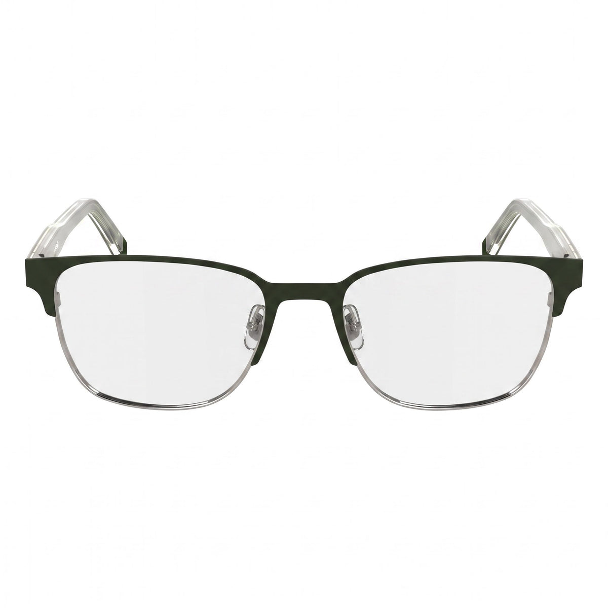 Lacoste L2304 N Matte Khaki Rectangle Eyeglasses for Men, 53mm, Photo 2
