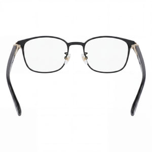 Lacoste L2530lb Rectangle Eyeglasses Men — side view, Black Brown temples