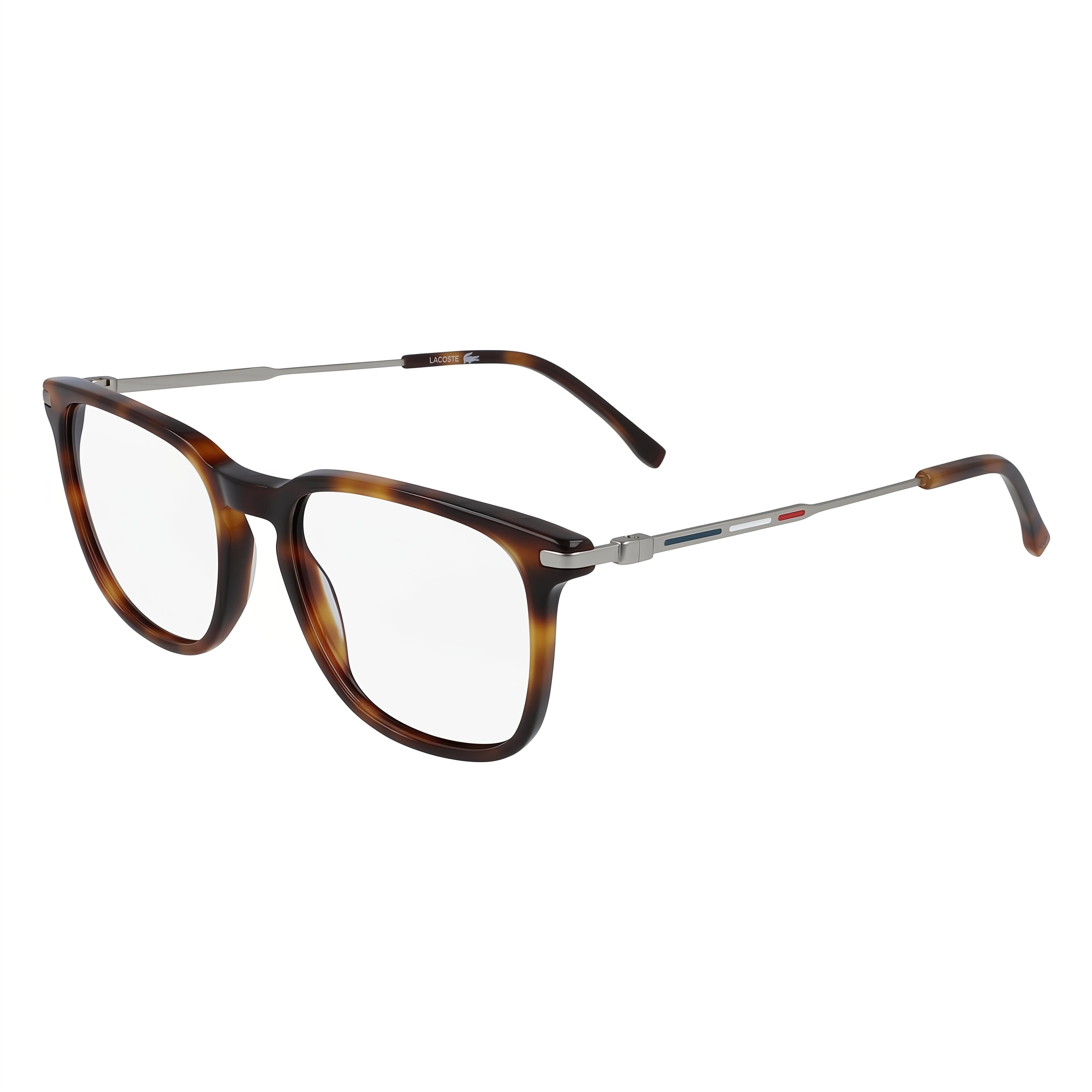 Lacoste L2603ND Havana Rectangle Eyeglasses Unisex, 54mm, Photo 1