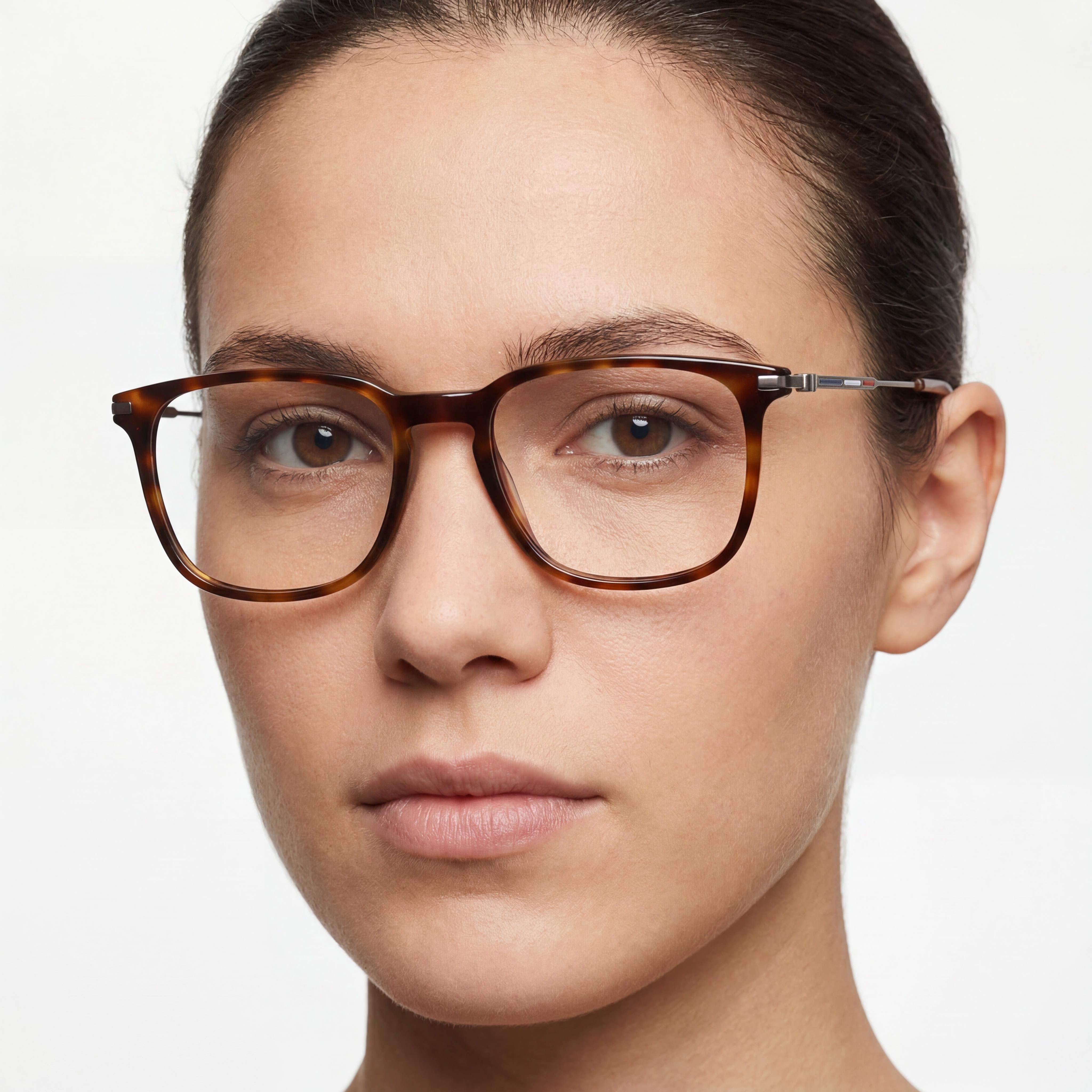 Lacoste L2603ND Havana Rectangle Eyeglasses Unisex, 54mm, Photo 4