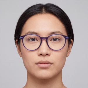 Lacoste L2718 Purple Eyeglasses Unisex — lifestyle wear, weekend reading and quiet evenings