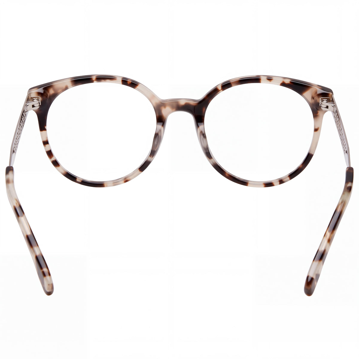 Gafas graduadas redondas Lacoste L2806 Rose Havana para hombre, 50mm, Photo 3