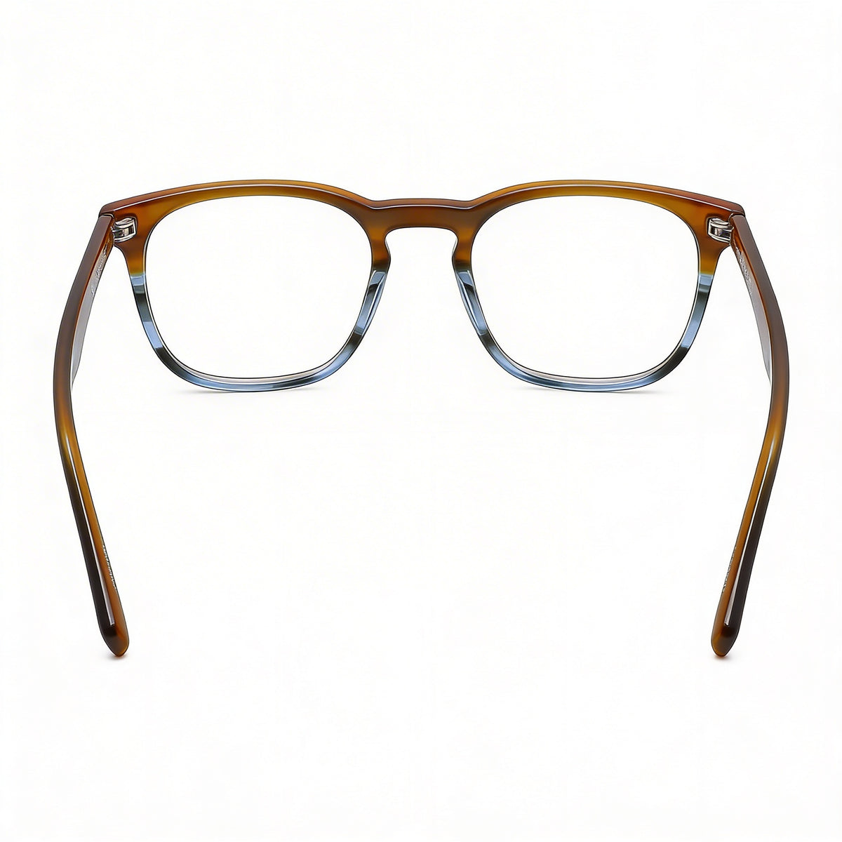 Gafas graduadas Lacoste L2832 cuadradas a rayas marrón/azul unisex, 50 mm, Photo 2