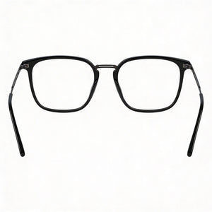 Lacoste L2853PC Square Eyeglasses Men — side view, Black temples