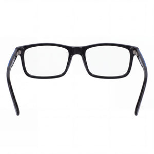 Lacoste L2858 N Rectangle Eyeglasses Unisex — interior view, Plastic demo lenses