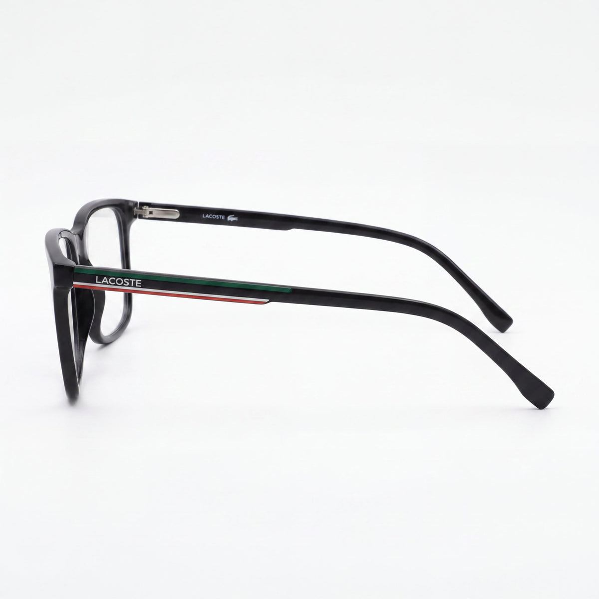 Lacoste L2859 N Black Rectangle Eyeglasses for Men, 57mm, Photo 3