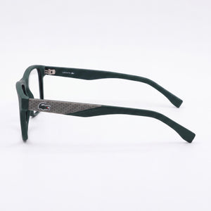 Lacoste L2862 N Rectangle Eyeglasses for Men — front view, Plastic
