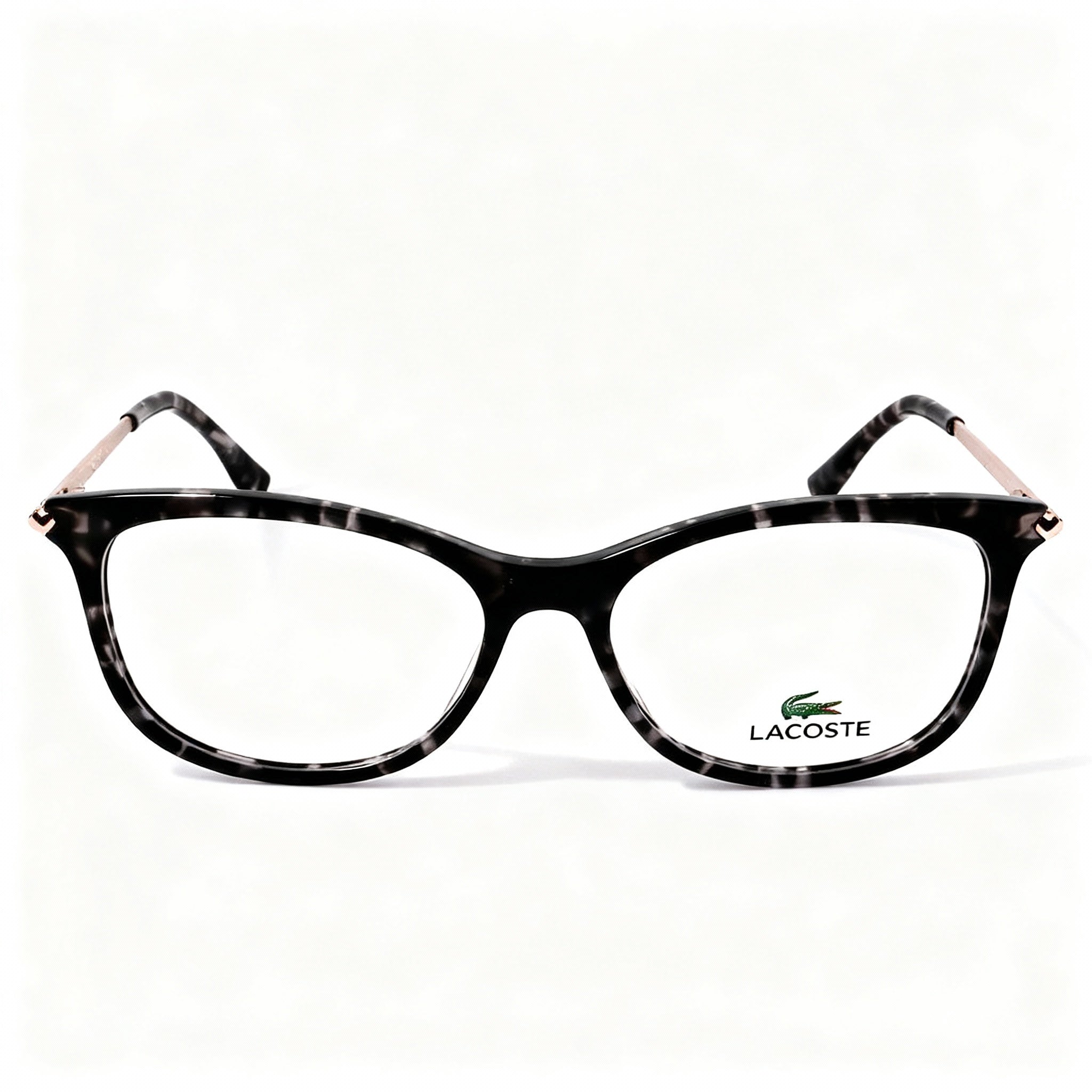 Gafas rectangulares Lacoste L2863 43104 en negro habana para mujer, Photo 2