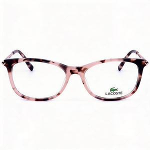 Lacoste L2863 Rectangle Eyeglasses for Women — front view, Acetate