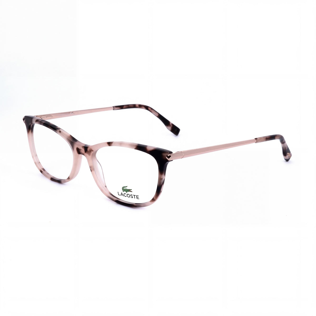 Lacoste L2863 Pink Havana Rectangle Eyeglasses for Women, 53mm, Photo 1