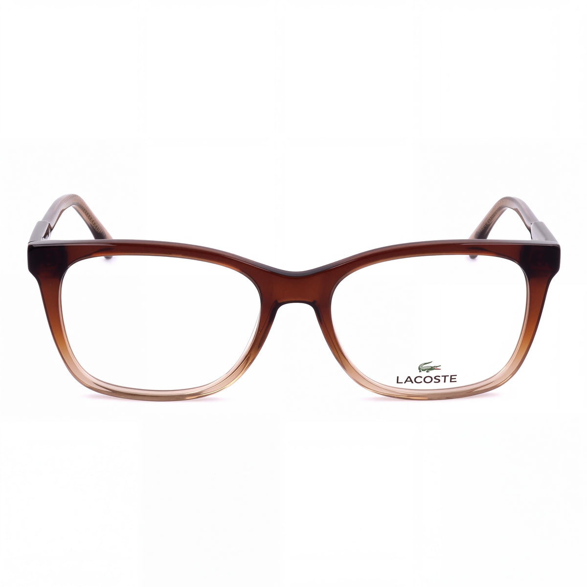 Lacoste L2870 44629 Brown Gradient Rectangle Eyeglasses Unisex, 54mm, Photo 2