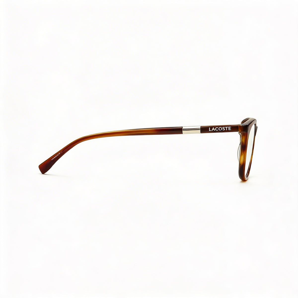 Gafas graduadas Lacoste L2885 Havana rectangulares para mujer, 57mm, Photo 3