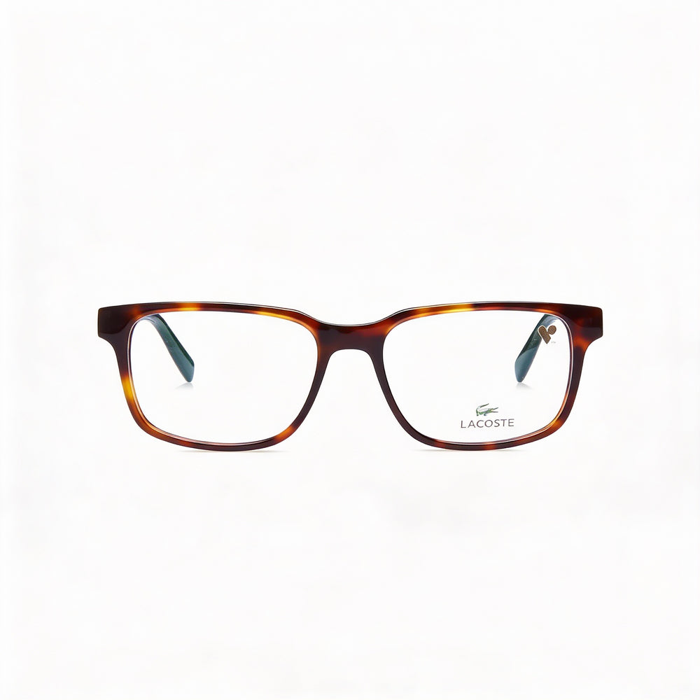 Lacoste L2910 Square Eyeglasses Unisex — front view, Plastic
