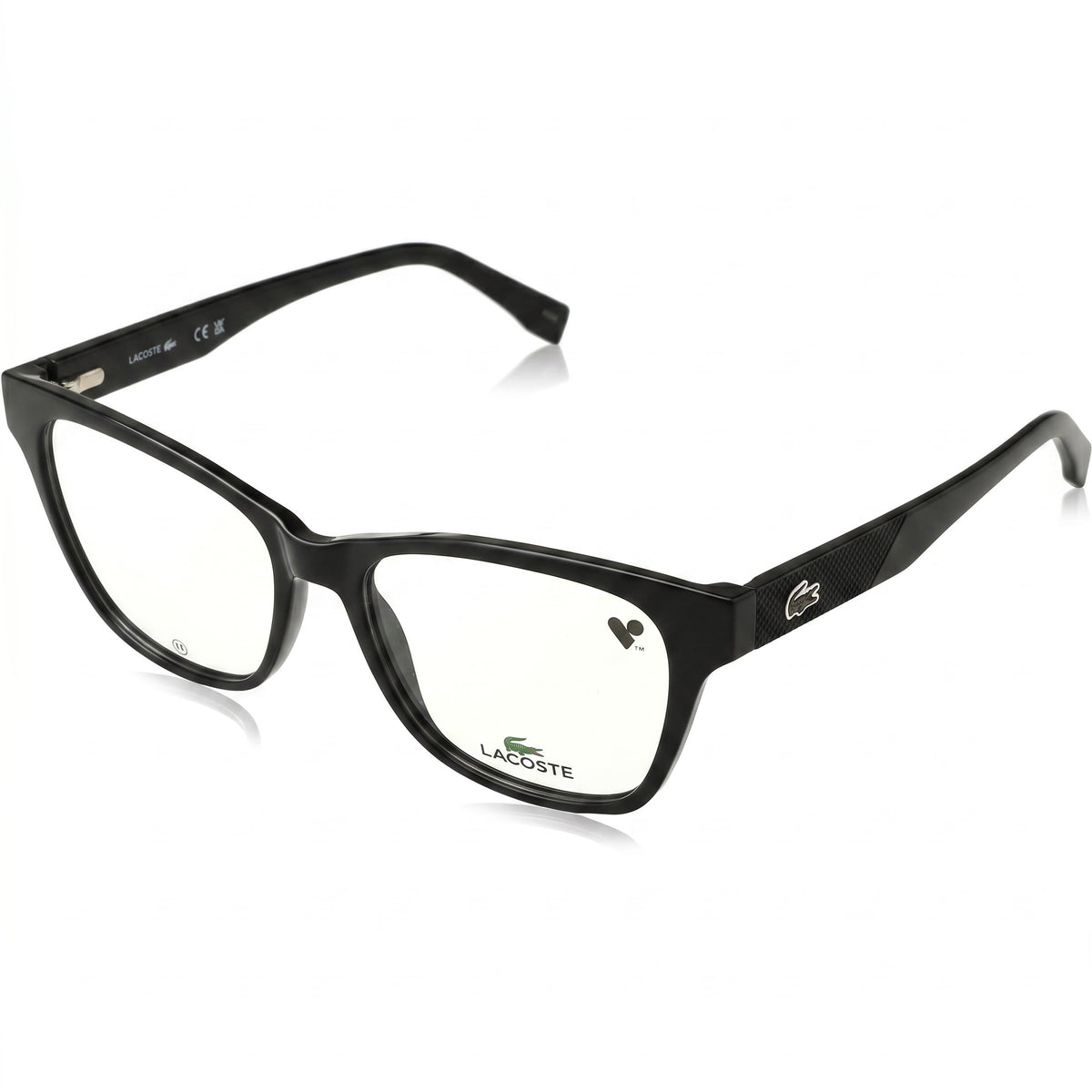 Gafas unisex cuadradas Lacoste L2920 negras, 54 mm, Photo 1