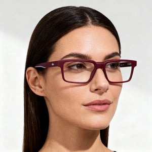 Lacoste L2922 Dark Red Eyeglasses Women — lifestyle wear, everyday styling