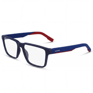 Lacoste L2924 Blue Rectangle Eyeglasses for Men frame