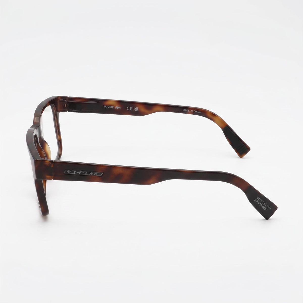 Lacoste L2928 Havana Rectangle Eyeglasses Unisex, 53mm, Photo 2