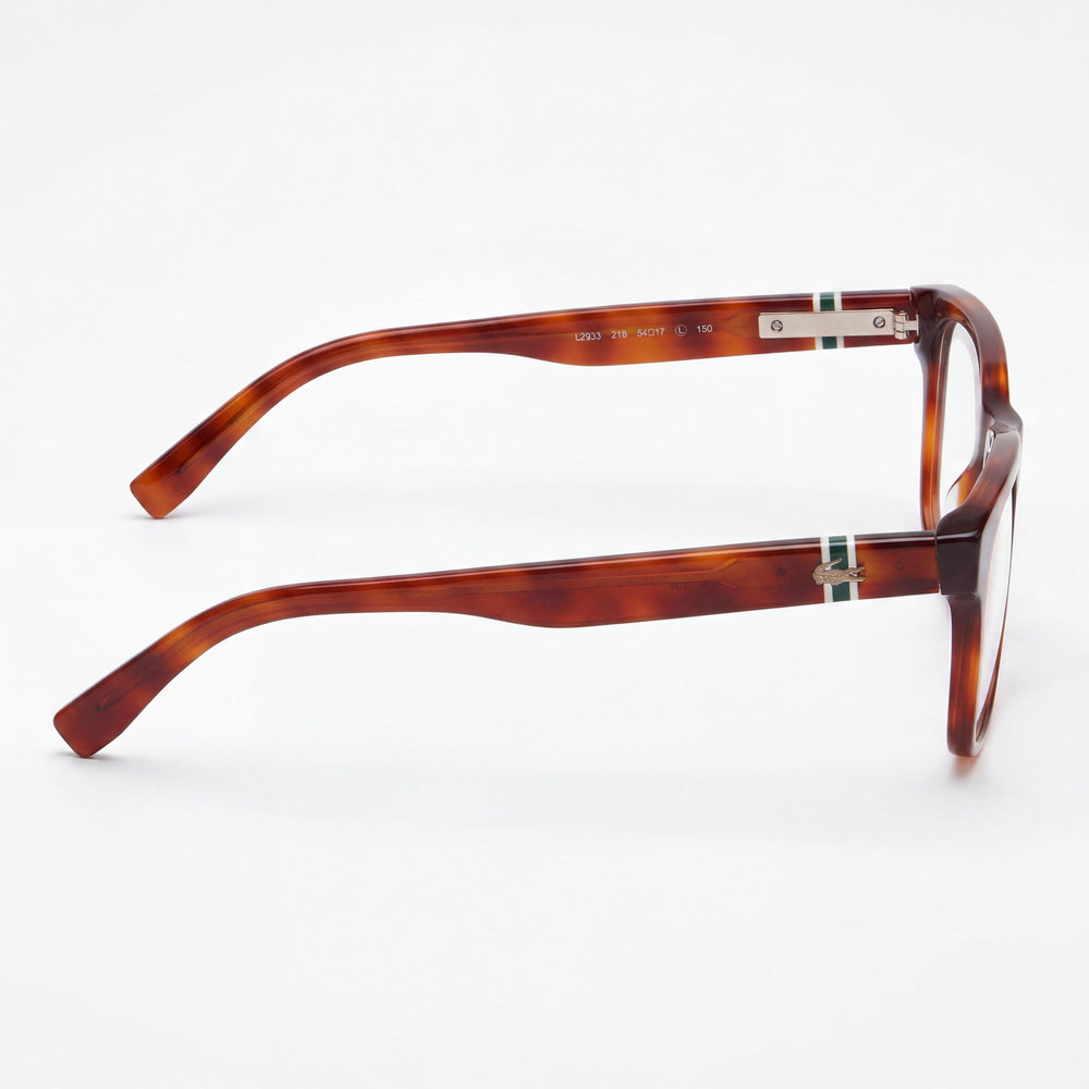 Lacoste L2933 Rectangle Eyeglasses for Women — front view, Acetate