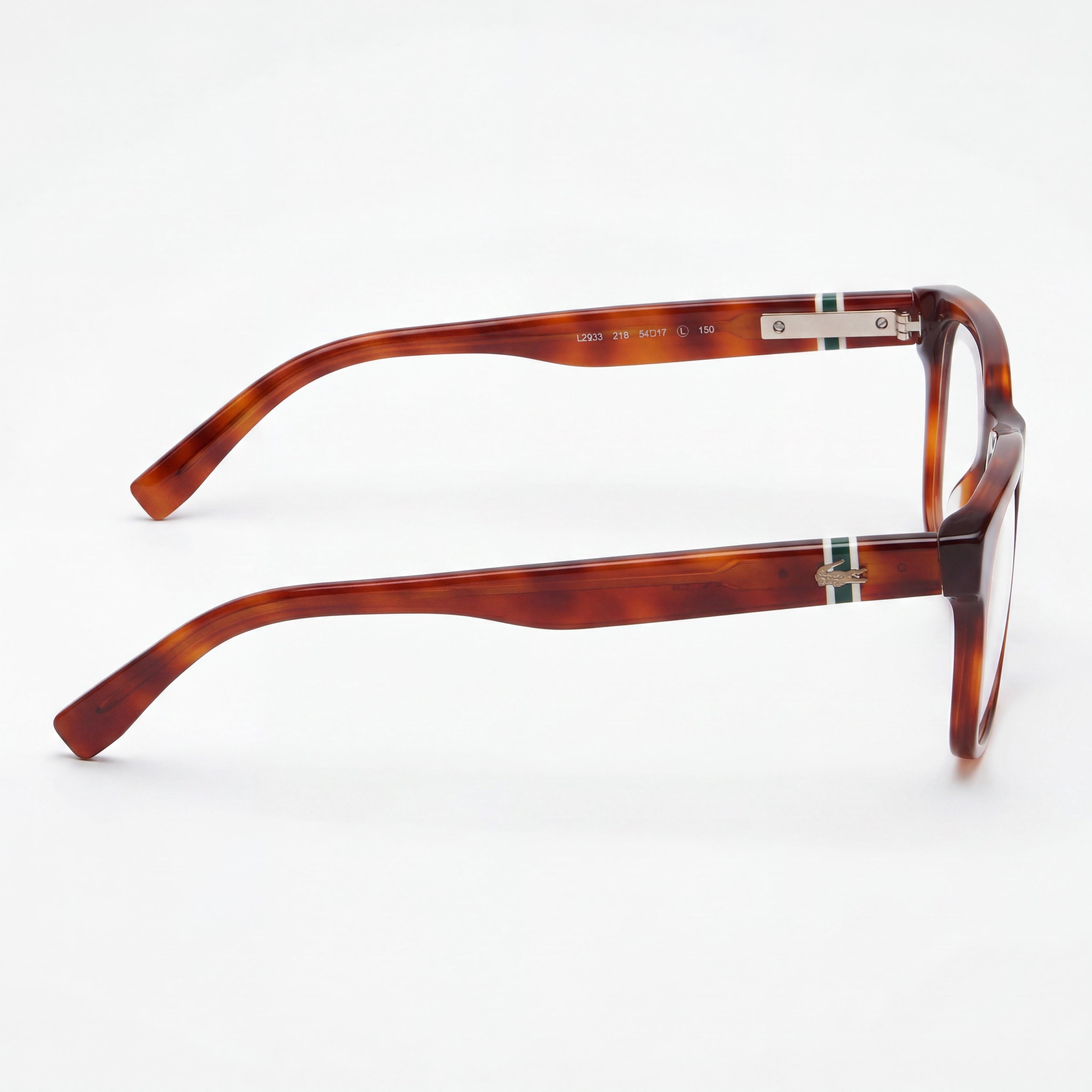 Gafas de sol rectangulares Lacoste L2933 Havana Rubia para mujer, 54mm, Photo 2